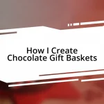 How I Create Chocolate Gift Baskets